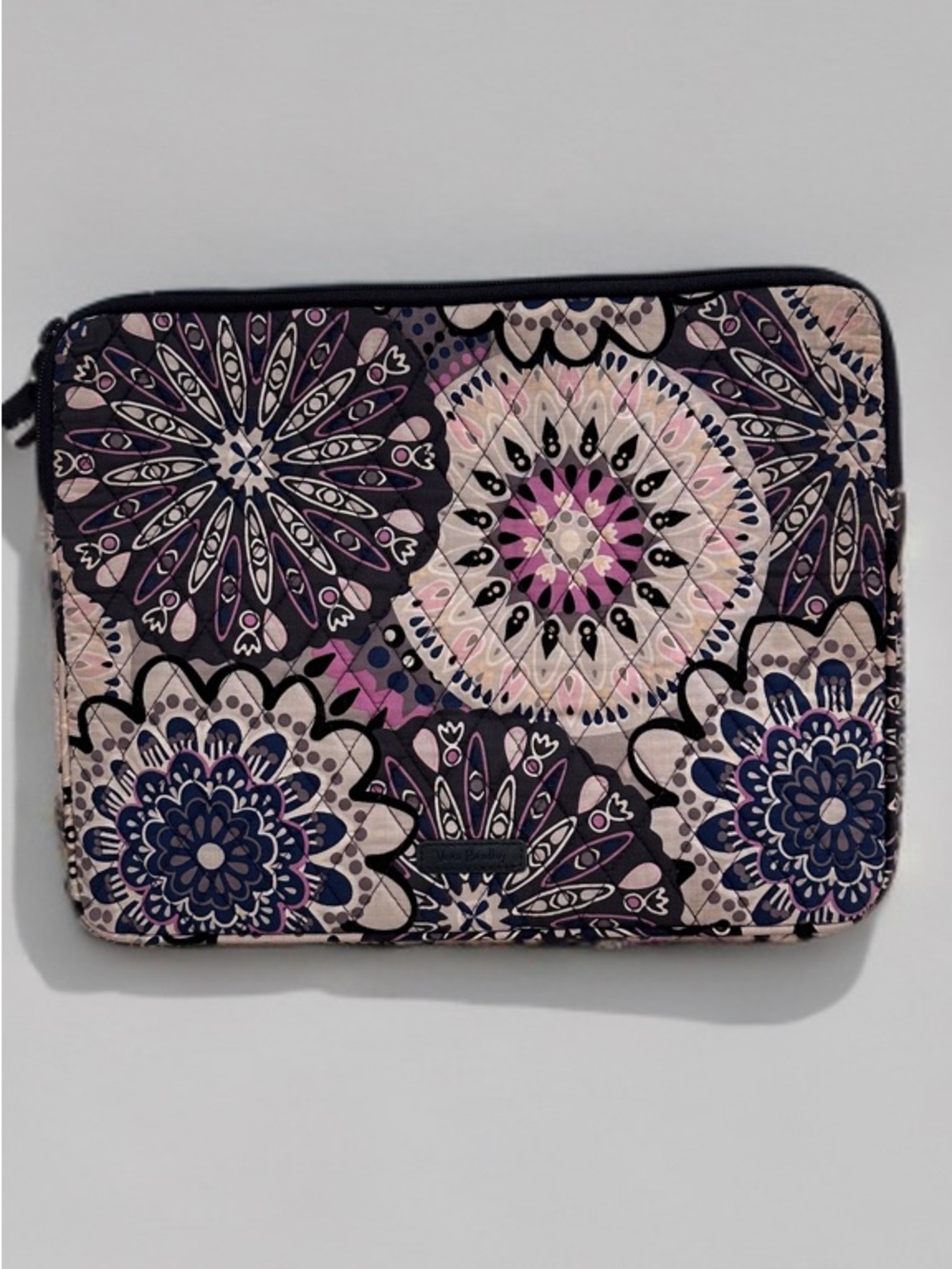 Vera Bradley Mimosa Purple Laptop Sleeve, 13” -14” Laptop Size